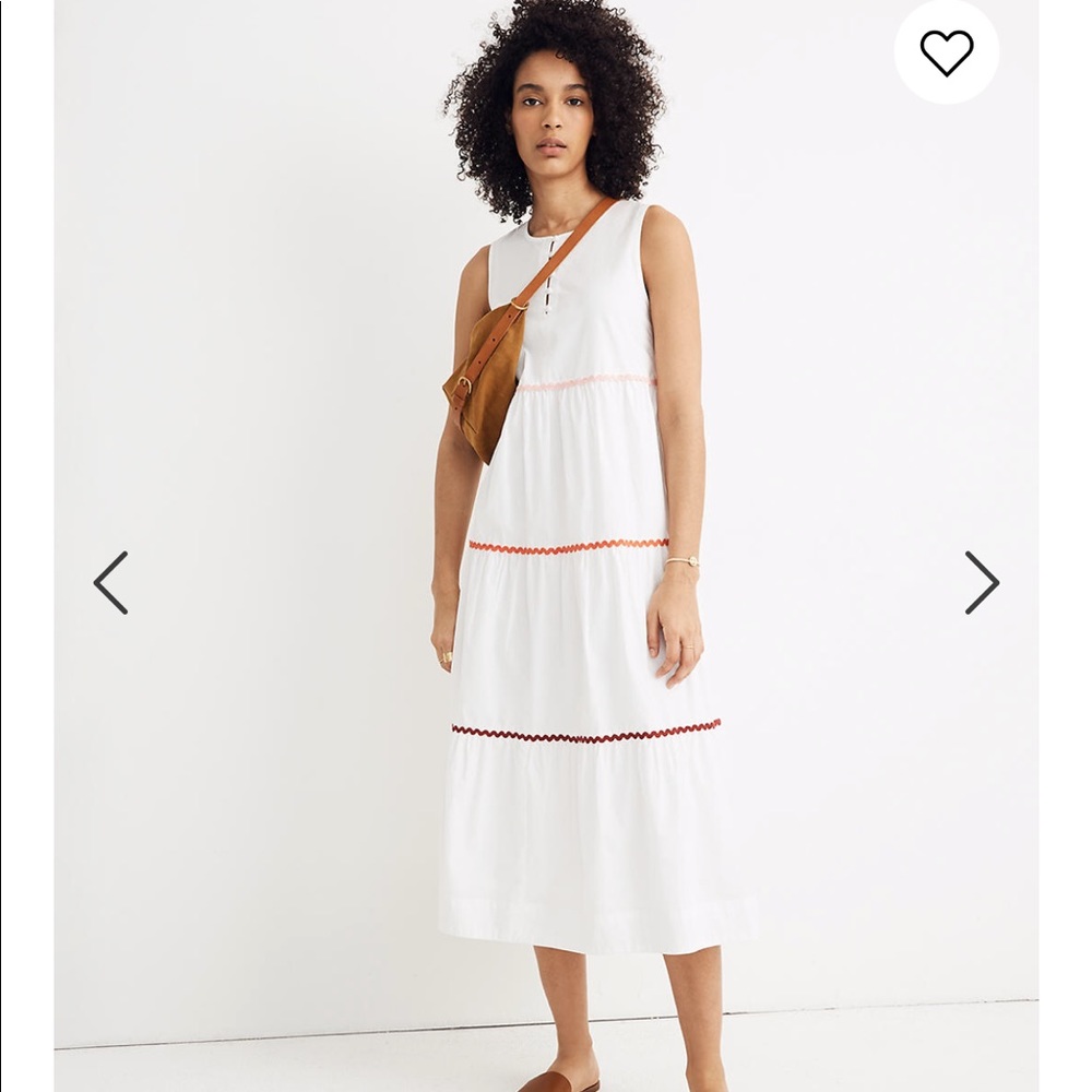 Madewell tiered maxi dress